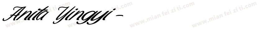 Anita Yingyi字体转换